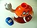 M&ms M&m Candy Dispenser (Loose, No Package) : Orange M&m Baseball