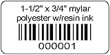 1000 Roll Polyester Mylar Custom Printed