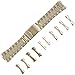 Tech Swiss TSMET428-26 Watch Band Stainless Steel Metal Fits 22mm-26mm End Pieces
