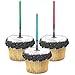 12 pcs Lightsaber Star Wars Birthday Party Cupcake Toppers Party Decorations