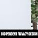 Gorilla Grip Original Window Privacy Film, Removable Static Cling Treatment for Windows, Non Adhesive No Residue Easy Trim Films for Sun Blocking, Office, Bathroom, Frosted Privacy, 17.7 x 78.7 Inches