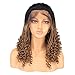 Leeven 20 Inch Micro Braids Wig With Curly End Lace Front Wig 1B27 Braiding Styles Cornrows Half Box Braided Wigs Synthetic African Hair for Black Women with Baby Hair