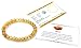 Unpolished Baltic Amber Stretch Bracelet - Suitable for Adults (Men and Women) - Size 7 inches (18 cm) - Made on Elastic Band - Raw Amber Beads - BoutiqueAmber (Honey, 7 inches)