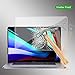 Moonmini for MacBook Pro 16 Inch Screen Protector, [1 Pack ] Ultra Slim High Definition Clear Tempered Glass Film Anti-Scratch Anti Dust and Finger-Print Screen Cover for MacBook Pro 16 2019