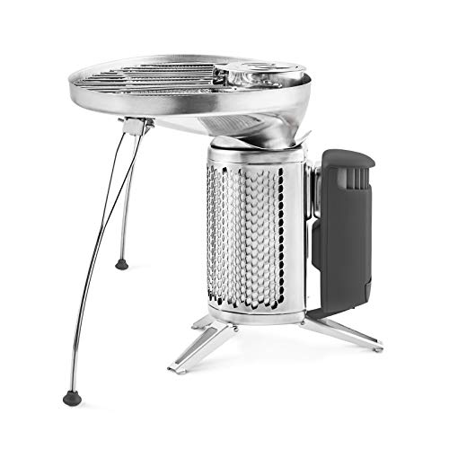 BioLite CampStove Campstove 2 Wood Burning Electricity Generating & USB Charging Camp Stove Carbon CampStove 2 Bundle - Climate Neutral Edition - Thumbnail 4
