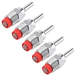 Bevitori di capezzoli di maiale, 5 pezzi Filo in acciaio inox automatico Pig Waterer capezzoli Fontane bevitori con…