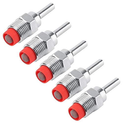 Smandy 5 Pack Automatic Pig Waterer Stainless Steel Nipple Drinker for Sows and Piglets Farm Livestock