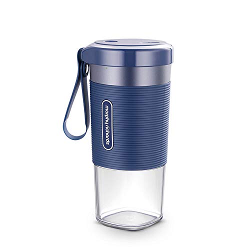 Portable Blender Mini Personal Blender Small Smoothie Blender Fruit Juicer Mixer for Home Outdoor Travel Office with USB Rechargeable,IP68 Waterproof, BPA Free,350ml(Luxury Blue)