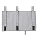 Surblue Bedside Caddy Hanging Bed Organizer Storage Bag Pocket for Bunk and Hospital Beds, College Dorm Rooms Baby Bed Rails,Camp (8 Pockets),Gray