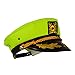 Captain Fordâ€s Unisex Snapback Neon Captain Hat (Neon Yellow) - Perfect for Parties