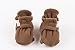 Unisex-Baby Cozy Fleece Booties Anti Slip Bottom Cirb Shoes Plush Boots