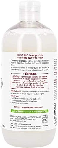 SO'BiO étic Mon Lait D'Anesse Cosmos Organic Milky Micellar Water, 500 ml, 500 ml (Pack of 1) - Image 4