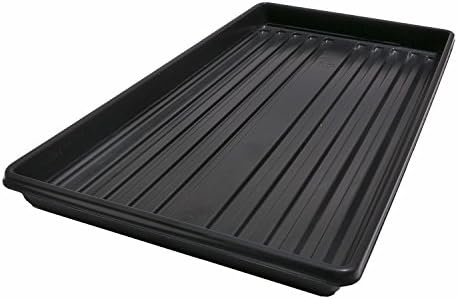 15 Shallow Ultraweight Germination Trays for Wheatgrass, Microgreens, Sprouting – Made in USA – Thick, Durable, Reusable - No Holes