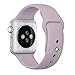 Vitech Soft Silicone Replacement Sport Band for 38mm Apple Watch Models, Lavender (3 Pieces of Bands Included for 2 Lengths, for Apple Watch Series 1 Series 2 Sport&Edition 2016) (38MM Lavender)