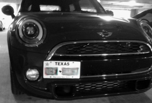 GMG Motorsports NO Holes License Plate Bracket for The Mini Cooper F55 / F56 / F57 (Will not fit The F54 Clubman, F60 Countryman or Older R Models) No Drill Tow Hook License Plate Mount