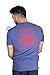 Harley-Davidson Mens Smokey Tank Flames Blue Short Sleeve T-Shirt (Large)