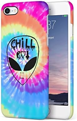 Chill Alien Space Tye Dye Trippy Tumblr Durable Hard Plastic Protective Phone Case Cover For Apple iPhone 7
