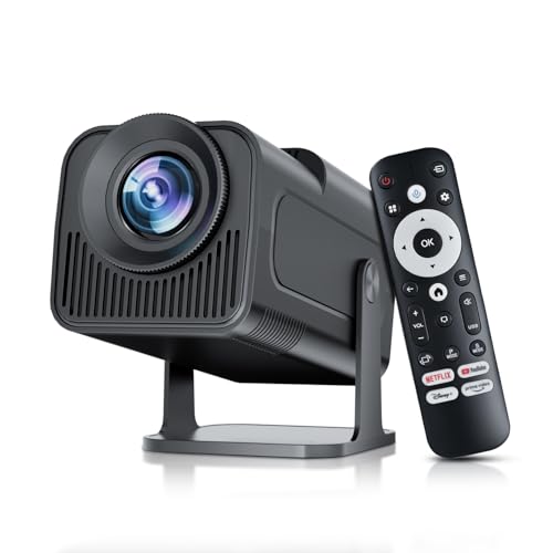 Mini Projector WiFi Bluetooth 5.4 1080p Netflix 4K
