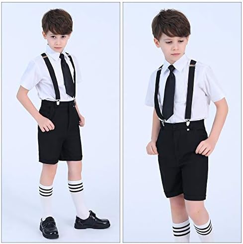 Bebe Ensembles De Costume Mariage Bapteme Ceremonie Fete Garcon Tenue De Soiree Chemise Pantalon Long Bretelles Noeud Papillon 2 6 Ans Happy Cherry Garcon Costumes Et Vestons Eng Bouldermicrofinance Org