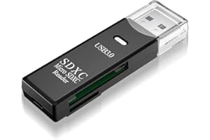 SD Card Reader, High-Speed USB C to Micro SD Card Adapter USB 3.0 Dual Slots for SD/Micro SD/SDHC/SDXC/MMC