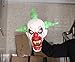Halloween Horrific Demon Adult Scary Clown Masks Cosplay Props(Green Flame Clown)