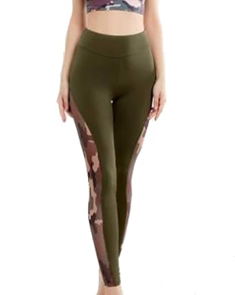 Mengmiao Mallas Mujer Fitness Leggings Deporte Leggins Camuflaje ...