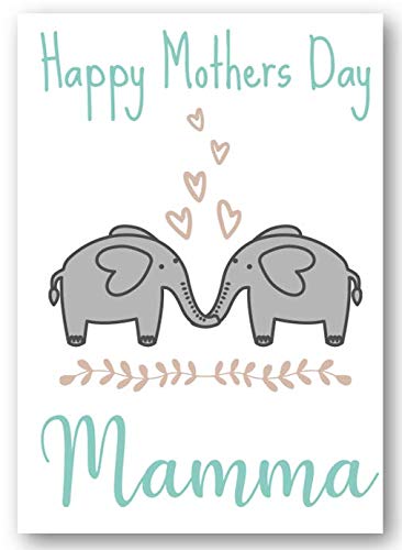 Second Ave Cute Elephant Mamma Mother's Day Card For Mum