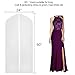 Zilink Garment Bags for Long Dresses 60-inch Translucent Suit Bag with Full-Length Zipper (Set of 6) for Dance Costumes Gown Dress Clothes Storage [Upgraded Version]