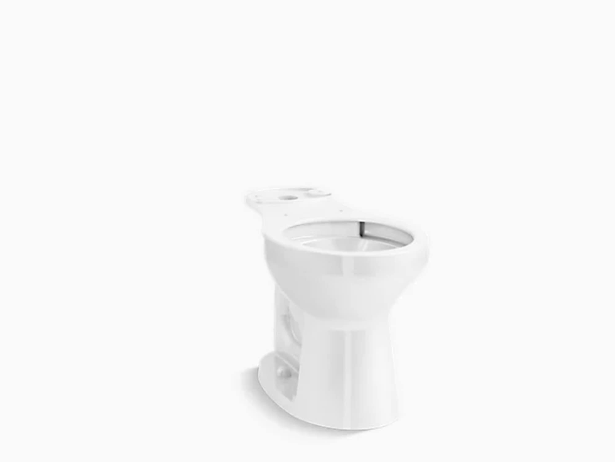 Photo 1 of ***ITEM IS DAMAGED/SEE PHOTOS

KOHLER Cimarron Round Toilet Bowl Only in White with Comfort Height
