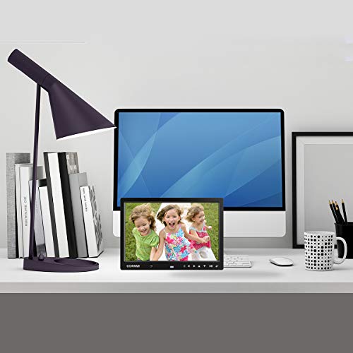 Digital Photo Frame, Cornmi Digital Picture Frame Music HD Body Motion Sensor Auto Rotation Alarm Calendar Video Player With Remote Control for Wedding Commemoration Valentine's Day gift