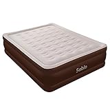 Sable Air Mattress Queen Size Inflatable Airbed, Upgraded Inflatable Blow up Bed with Built-in Electric Pump, Storage Bag, Height 20''