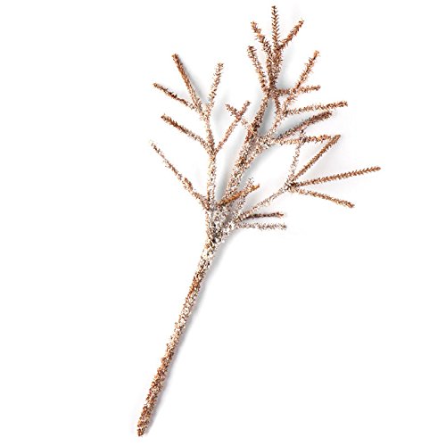 Factory Direct Craft Snowy Artificial Brown Pine Branch | For Indoor Decor
