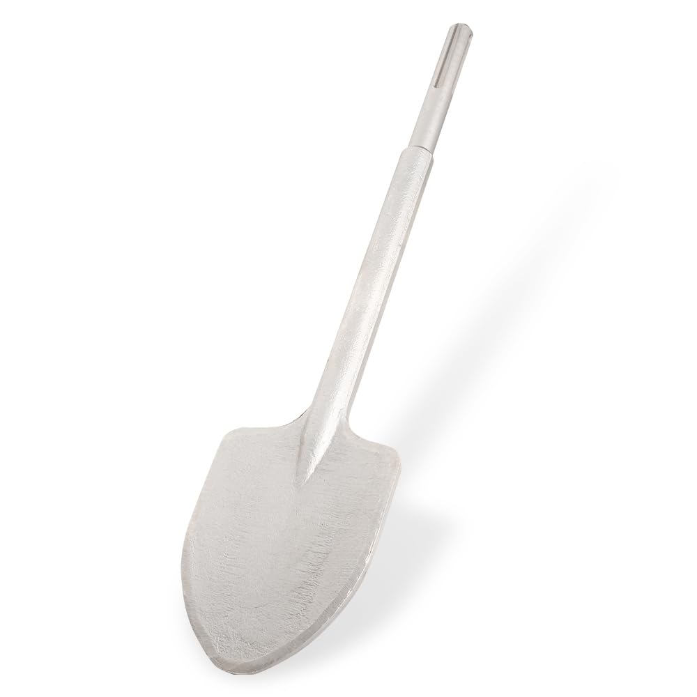 Hoteche SDS Max Chisel - 5-Point Handle Heart-Shaped Shovel, 18 x 500 x 110 mm, Ideal for Digging, Drilling in Sand, Frost and Hard Floor, Compatible with SDS Max Electric Hammers and Chisels