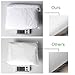 Unigear Portable Raincoat Rain Poncho with Hood and Sleeve (White, L)