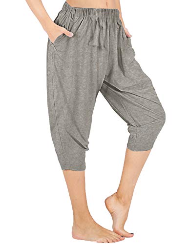 Women's capri pants with elastic waist Clearance