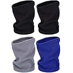 Blulu 4 Pieces Neck Warmer Ear Warmer Fleece Neck Gaiter Windproof Skiing Hiking Cycling Warmer for Adults and Kids Blulu 4 Pieces Neck Warmer Ear Warmer Fleece Neck Gaiter Windproof Skiing Hiking Cycling Warmer for Adults and Kids