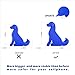 Z PLINRISE Puppy Desk Phone Stand Dog Shape Smartphone Holder for Free You Hands (Navy Blue)