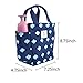 Small Lunch Bag Box Tote Handbag with Water Bottle Holder for Women Mom Snack Bag(Flower Print)