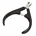 Cuticle Cutter LuckyFine 9mm Pro Salon Nail Art Metal Cuticle Nippers Professional Manicure and Pedicure Tool Beauty Tool Multi Colors( send randomly)