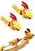 Playmaker Toys - Flying Screaming Flingshot Slingshot Novelty Chicken Plush Doll Toy, Launches up to 50 Feet
