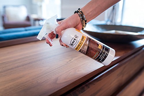 Bayes High-Performance Furniture, Cabinet Cleaner and Polish - Cleans, Conditions, and Preserves Fine Wood Furniture and Cabinetry - 16 oz