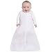 HALO SleepSack, 100% Cotton Muslin Wearable Blanket, Swaddle Transition Sleeping Bag, TOG 0.5, Grey Open Circles, Large, 12-18 Months