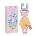 2 Pcs Me Too Sleeping Angela Girl Plush Dress Bunny Rabbit Toys Easter Gifts Dolls 12inch + Gift Bag