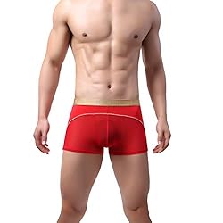 Laxier 2 Pack of Men Boxer Briefs Transparent