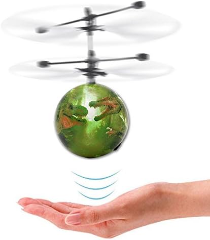Flying Ball,RC flying Toy,ZIYUO RC Flying Ball Drone dinosaur Hand Suspension Helicopter Ball Built-in Shinning LED Lighting Color Changing LED Lighting for Kids, Teenagers