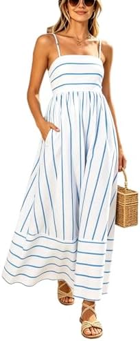 stripe fit & flare dress eliza j Eliza J Navy White Stripe Fit Flare Dress XL