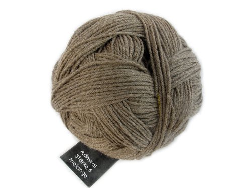 Schoppel-Wolle Admiral 6 ply, DK sockyarn-Melange, 7398 Light Brown