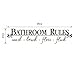 GUAngqi Rules pattern Home Removable Bathroom Wall Stickers Decal Vinyl Art Home Decor