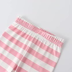 Noomelfish Girls Striped Leggings Soft Full Length