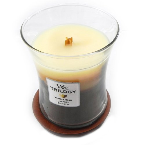 Woodwick Trilogy Cafe Sweets 10 Oz Jar Candle Pricepulse